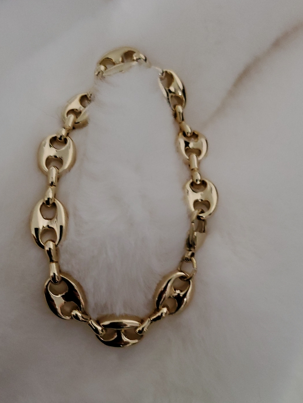GG Collection Polished Gold Link Bracelet